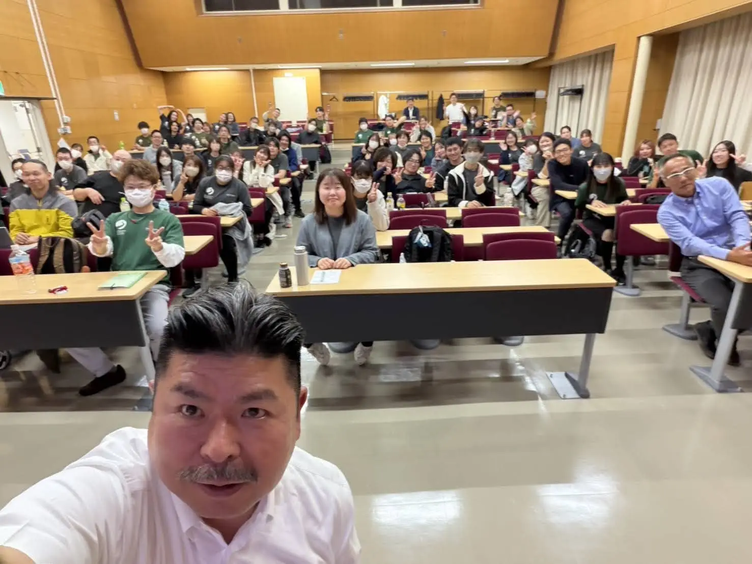 大渕先生とパシャリ